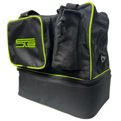 Bolsa de Tiro Negra/Verde Fluor STE Grn - 60x33x27 cm