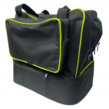 Bolsa de Tiro Negra/Verde Fluor STE Grn - 60x33x27 cm