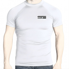 Camiseta Térmica STE Manga Corta Blanca