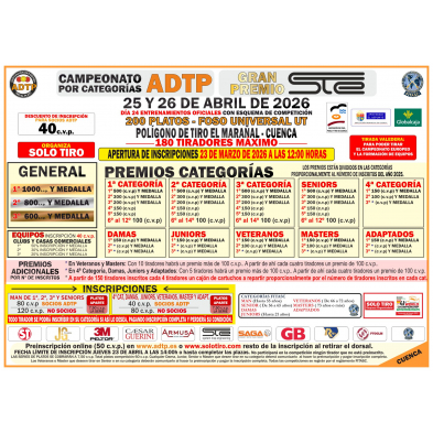 Campeonato Por Categorías ADTP - Gran Premio STE F.U. en Cuenca [ABRIL]