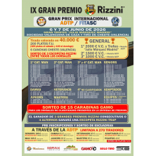 G.P.I. ADTP / FITASC - IX GRAN PREMIO RIZZINI [F.U.] CHESTE, VALENCIA. [6/7 JUNIO]